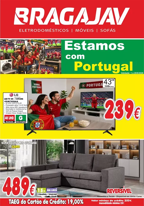Antevisão Folheto BragaJAV Estamos com Portugal