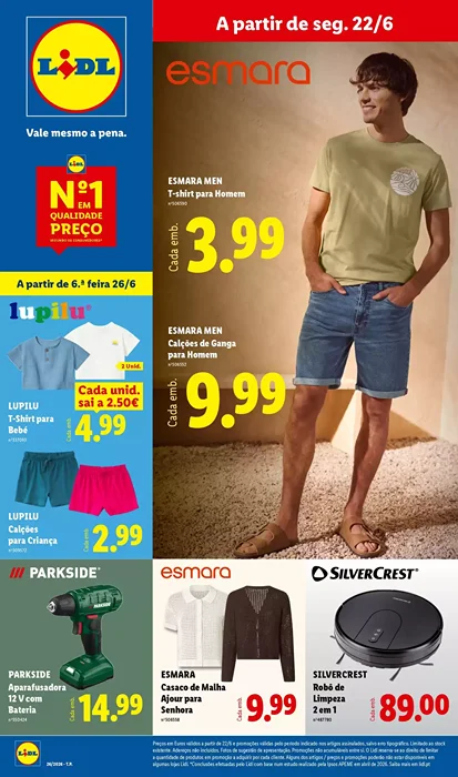 Antevisão Folheto Lidl Bazar Promoções de 22 junho a 2 julho