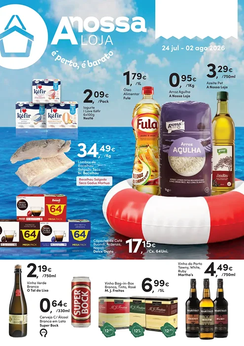 Antevisão Folheto A Nossa Loja Promoções de 24 julho a 2 agosto