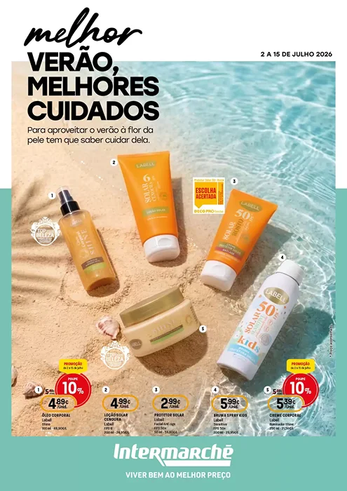 Antevisão Folheto Intermarché Verão Promoções de 2 a 15 julho