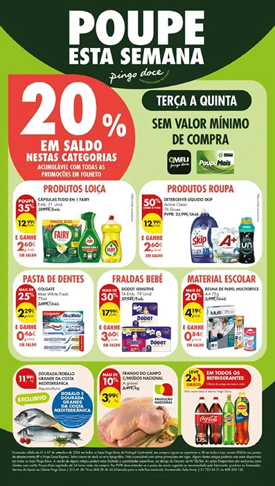 Antevisão Folheto Pingo Doce Lojas Grandes Promoções de 1 a 7 setembro