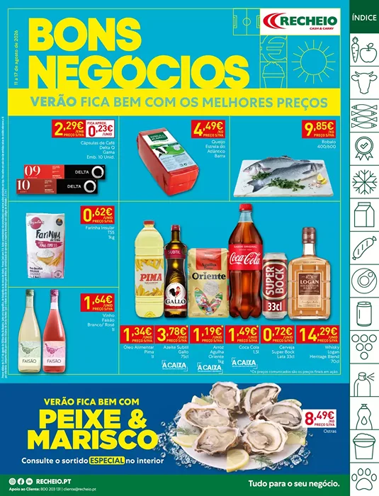 Antevisão Folheto Recheio Promoções de 11 a 17 agosto