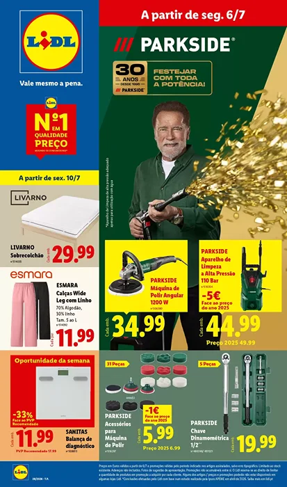 Antevisão Folheto Lidl Bazar Promoções de 6 a 16 julho