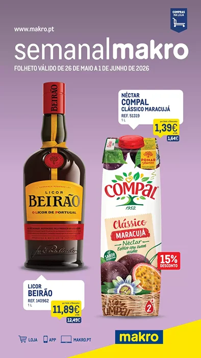 Antevisão Folheto Makro Promoções de 26 maio a 1 junho