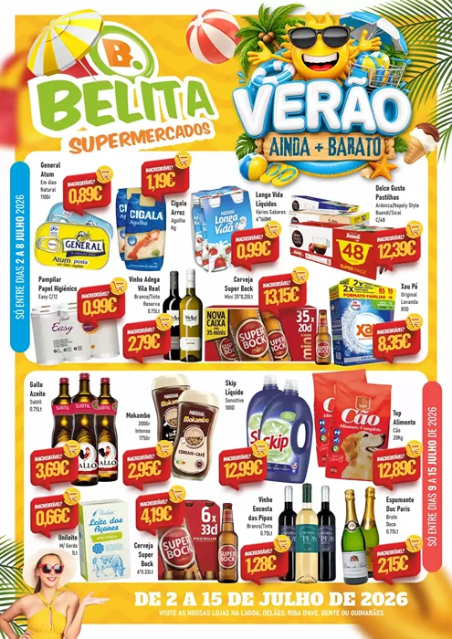 Antevisão Folheto Belita Promoções de 2 a 15 julho