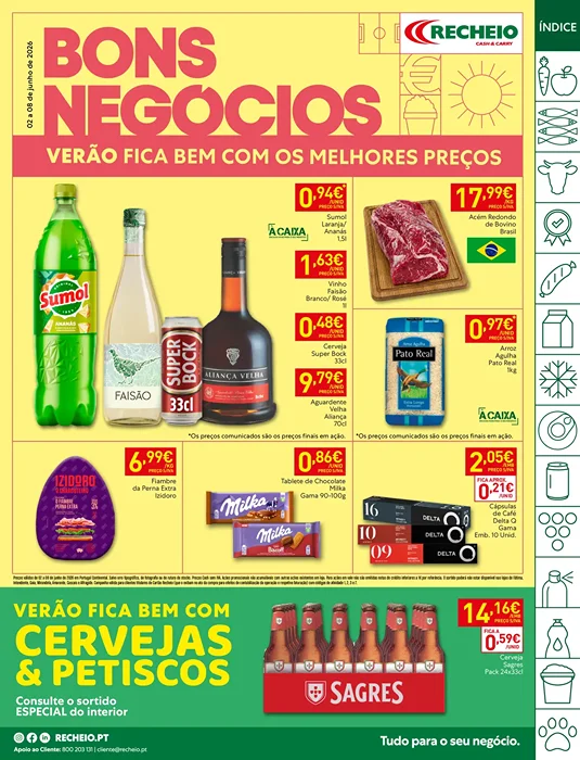 Antevisão Folheto Recheio Promoções de 2 a 8 junho