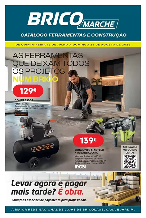 Antevisão Folheto BricoMarché Promoções de 16 julho a 23 agosto