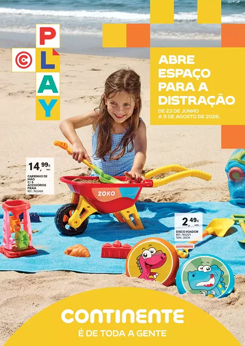 Antevisão Folheto Continente Especial Férias de Verão Promoções