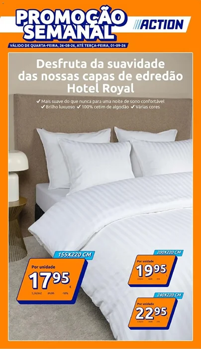 Antevisão Folheto Action Promoção de 26 agosto a 1 setembro