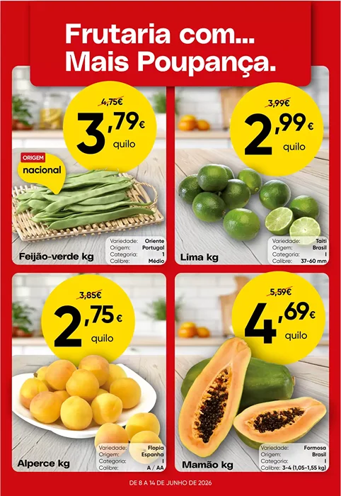 Antevisão Folheto Froiz Promoções de 8 a 14 junho