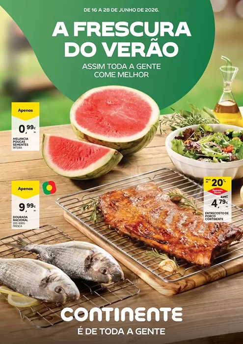 Antevisão Folheto Continente Especial Frescos de Verão