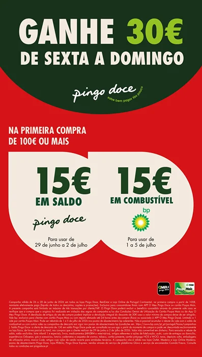 Antevisão Folheto Pingo Doce Fim de Semana Promoções de 26 a 29 junho