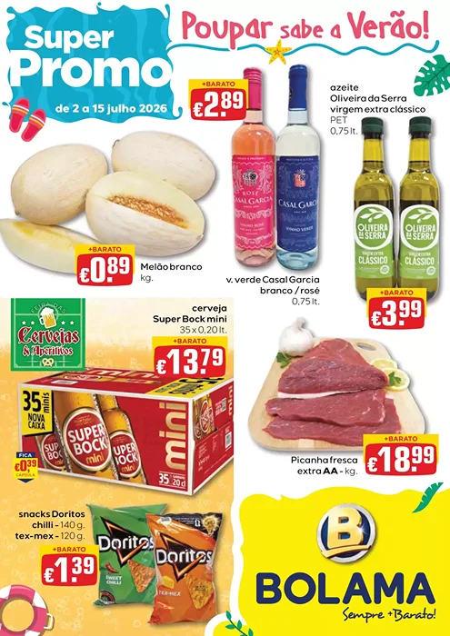 Antevisão Folheto Bolama Promoções de 2 a 15 julho