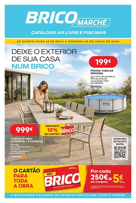 Antevisão Folheto BricoMarché Promoções de 14 maio a 28 junho