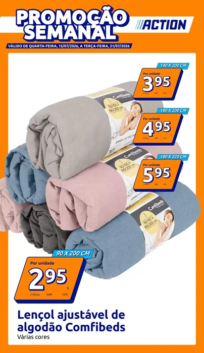 Antevisão Folheto Action Promoções de 15 a 21 julho