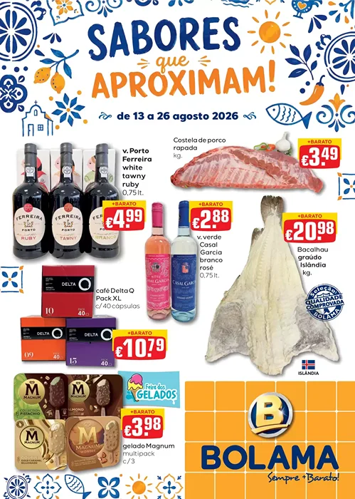 Antevisão Folheto Bolama Promoções de 13 a 26 agosto