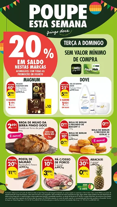 Antevisão Folheto Pingo Doce Lojas Grandes Promoções de 23 a 29 junho