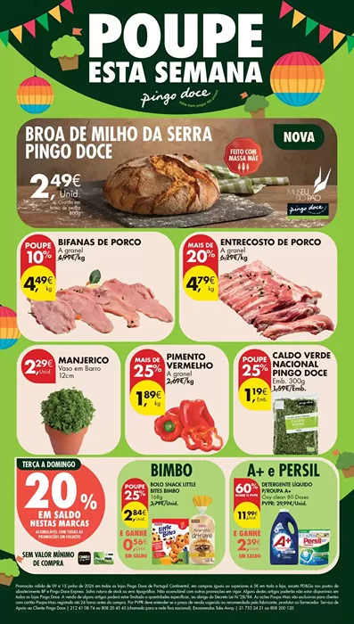 Antevisão Folheto Pingo Doce Lojas Pequenas Promoções de 9 a 15 junho