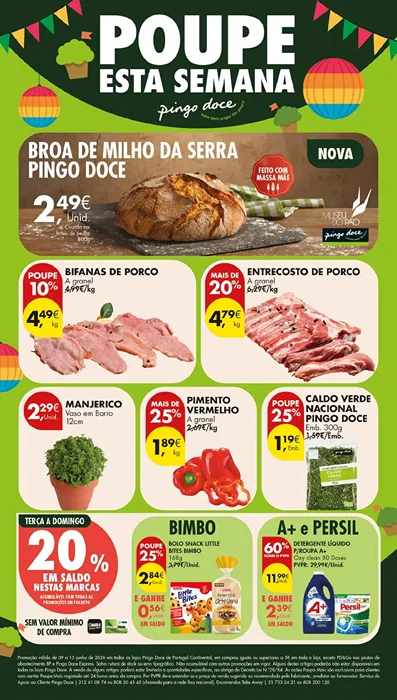Antevisão Folheto Pingo Doce Lojas Grandes Promoções de 9 a 15 junho