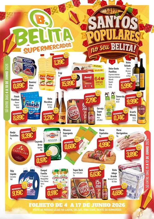 Antevisão Folheto Belita Promoções de 4 a 17 junho