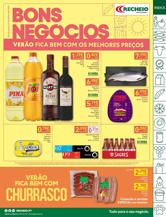 Antevisão Folheto Recheio Promoções de 30 junho a 6 julho