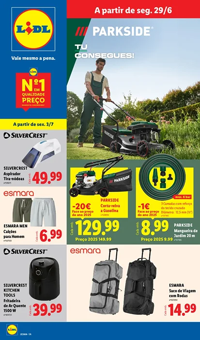 Antevisão Folheto Lidl Bazar Promoções de 29 junho a 9 julho