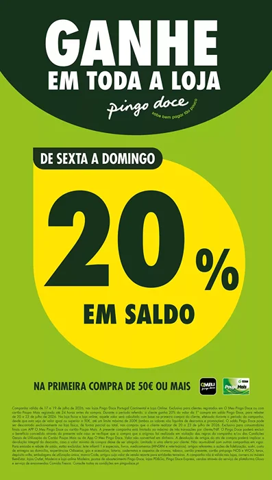 Antevisão Folheto Pingo Doce Fim de Semana Promoções de 17 a 20 julho