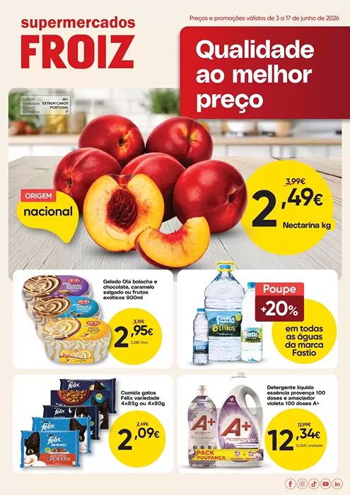 Antevisão Folheto Froiz Super Promoções de 3 a 17 junho