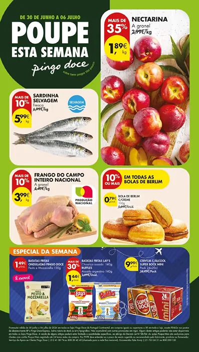 Antevisão Folheto Pingo Doce Lojas Grandes Promoções de 30 junho a 6 julho
